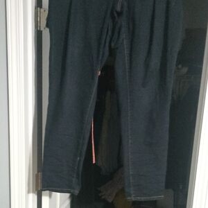 Dark Wash Ashley Stewart Fearless Curvy Skinny Jeanes. Only Worn Twice Size 24